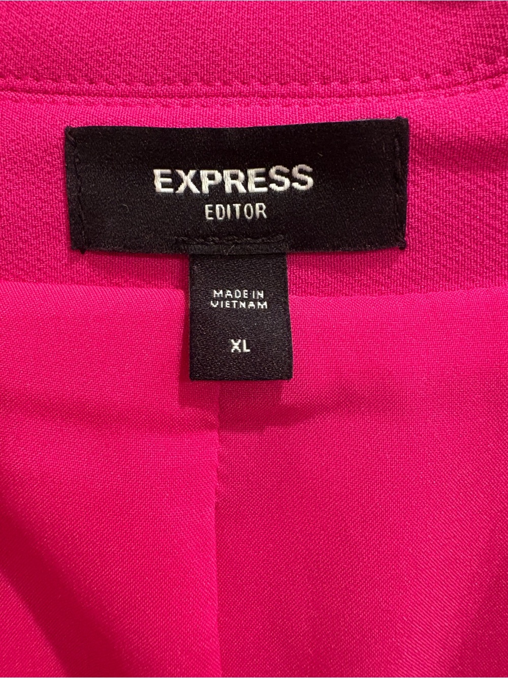 Women's Blazer Hot Pink- Express - Picture 3 of 9